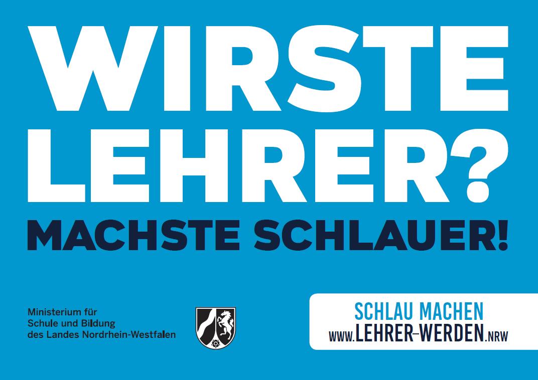 Wirste Lehrer? – machste schlauer!